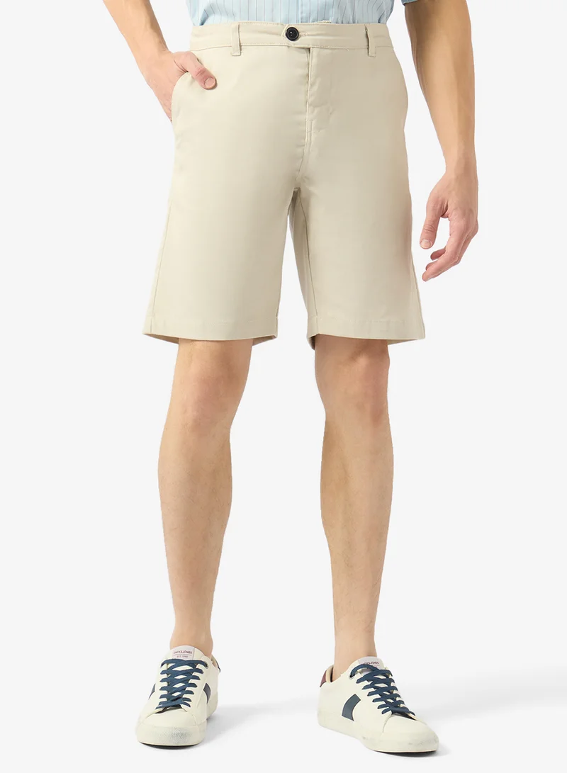 Robert Wood Side button closure shorts