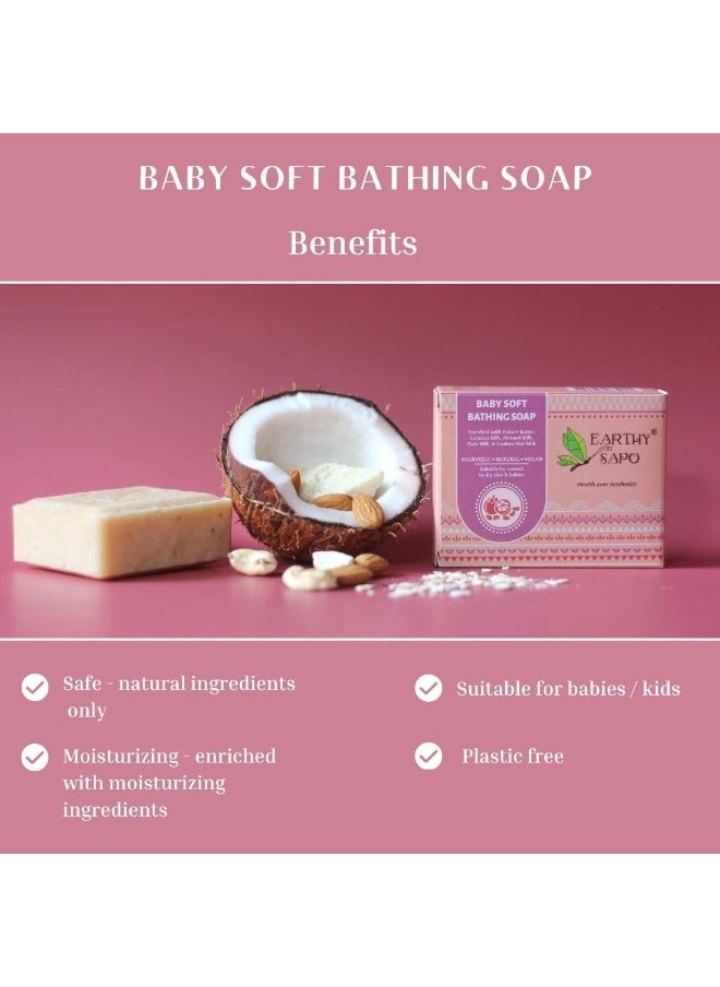 Earthy Sapo Baby Soft Bathing Soap - 100g - pzsku/Z3709FEEA318DADFC0766Z/45/_/1741315818/8446a8aa-ed27-4664-9ecf-58929961fbcb