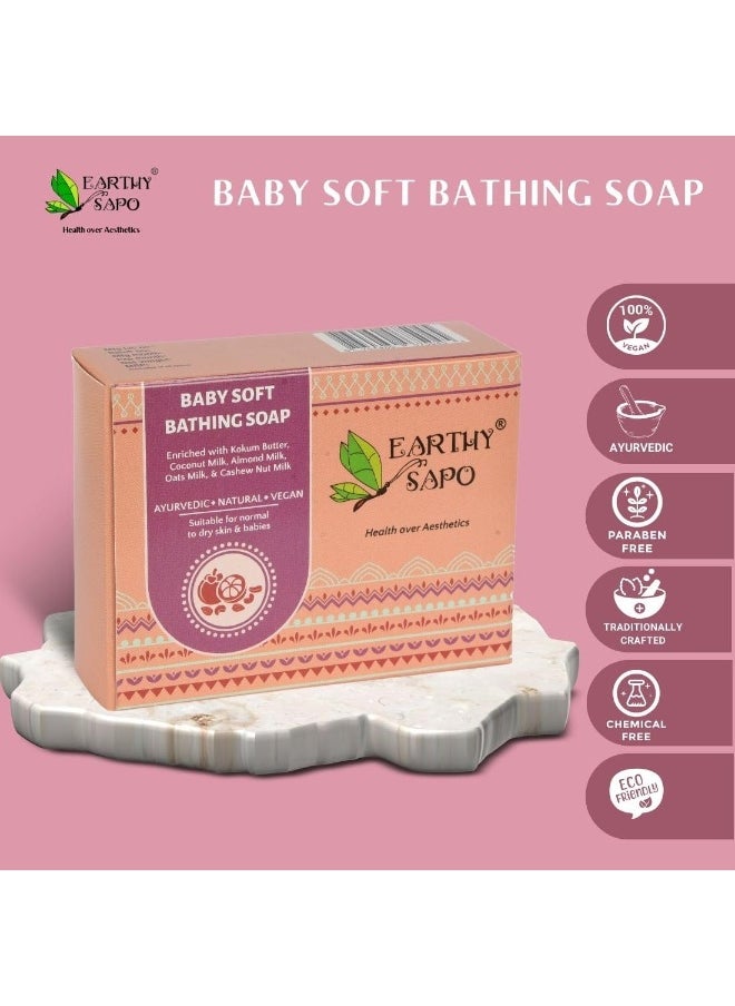 Earthy Sapo Baby Soft Bathing Soap - 100g - pzsku/Z3709FEEA318DADFC0766Z/45/_/1741315820/56fcab9d-660d-4ffa-8420-25b81448245f