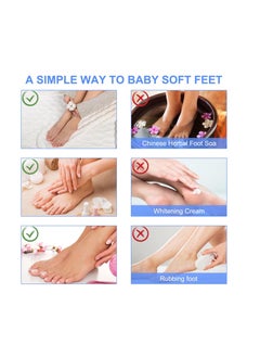 APPTI 5 Packs Foot Peel Mask Exfoliating Callus Peel Natural Exfoliator Foot Mask for Dry Cracked Feet for Men and Women Feet Peeling Mask  - Image 2