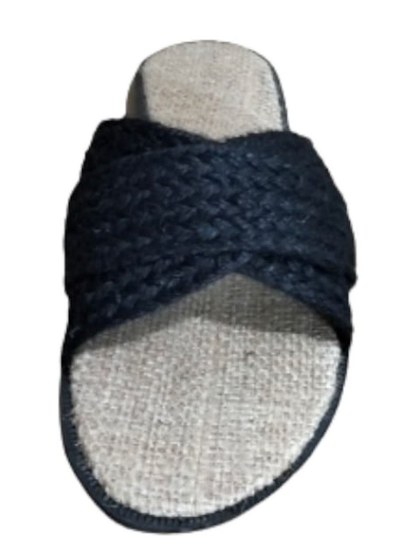 Baraem - Black canvas strappy model - Image 1