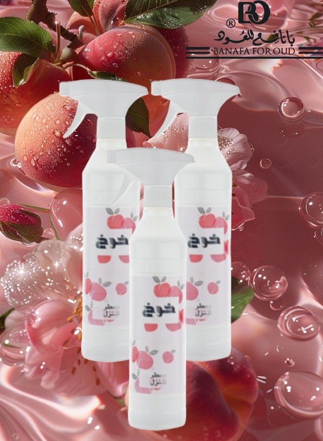 Banafa 3 Pieces Peach House Freshener - Image 1