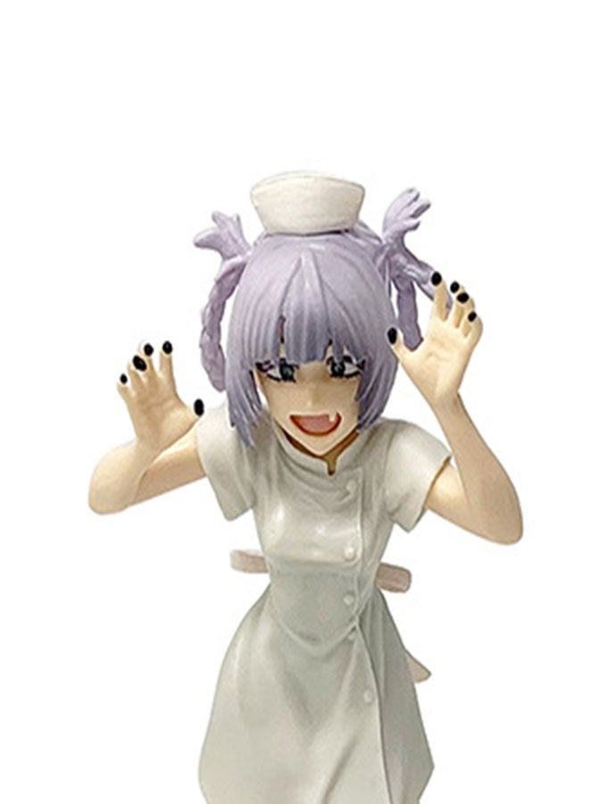 هالامودو ليلة خارج نافذة المثلث : ميناتو Nanakusa ممرضة فتاة أنيمي حرف النموذج ، وتستخدم لتزيين سطح المكتب . هدية عيد ميلاد ، لعبة جمع دمية 19 سم - Image 1