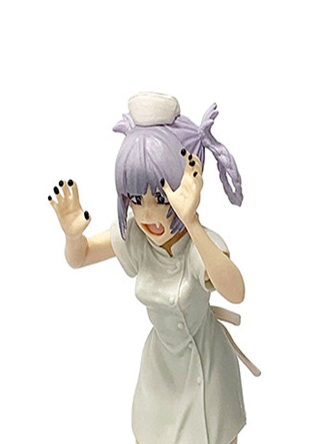 هالامودو ليلة خارج نافذة المثلث : ميناتو Nanakusa ممرضة فتاة أنيمي حرف النموذج ، وتستخدم لتزيين سطح المكتب . هدية عيد ميلاد ، لعبة جمع دمية 19 سم - Image 2