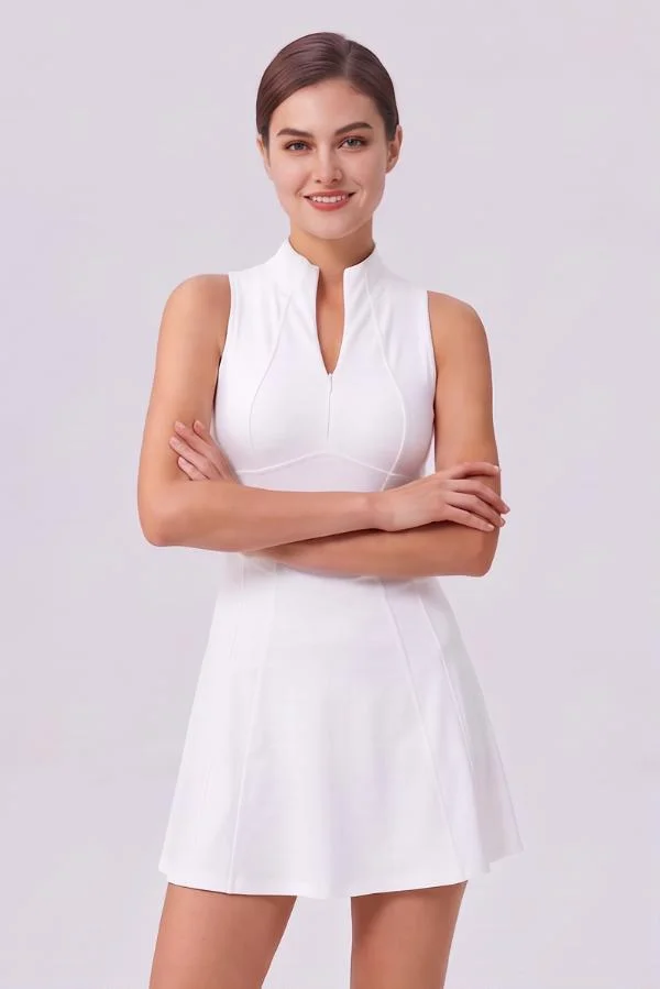 اس في ال Valentina Padel & Tennis Dress with Separate Shorts and Built-in Bra with Removable Pads