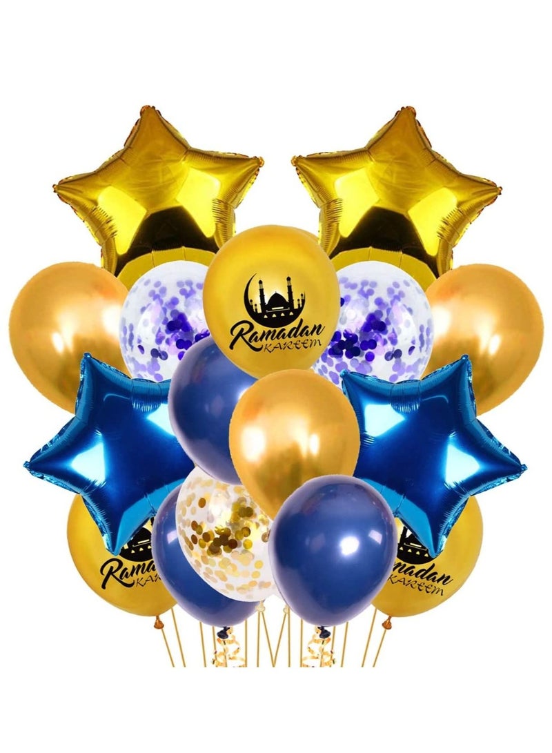 Party Propz Ramadan Kareem balloons for Ramadan decoration- Pack of 20 Pieces - Image 1