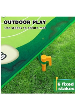 SYOSI SYOSI, Golf Game Mat, Hitting Practice Sticky Ball Mat, Indoor Outdoor Games for Adults and Family, Kids Play Game Golf Set, Backyard Games Outdoor Toys for Kids  - Image 4