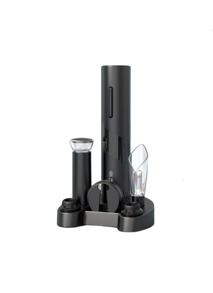 Royal Polar Automatic Electric Wine Bottle Corkscrew opener  with Foil Cutter, Wine Pour, Wine Stopper Vacuum Preservation Stoppers and Storage Base  - Image 3