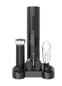 Royal Polar Automatic Electric Wine Bottle Corkscrew opener  with Foil Cutter, Wine Pour, Wine Stopper Vacuum Preservation Stoppers and Storage Base  - Image 2