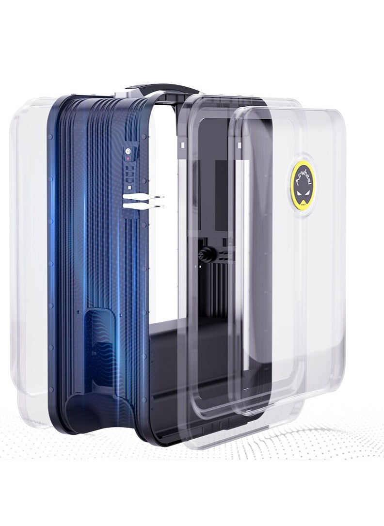 Airwheel SE3S Smart Travel Bag Electric Scooter with 250W Motor, Speed ​​up to 13km/h, Controlled via Mobile App, 73.26Wh Lithium-ion Battery (Removable), Charge your devices via external USB ports, Load weight up to 110kg, Allowed to be taken on plane, Bag weight up to 10kg, TSA security lock, LED ambient lighting, Storage space up to 20L