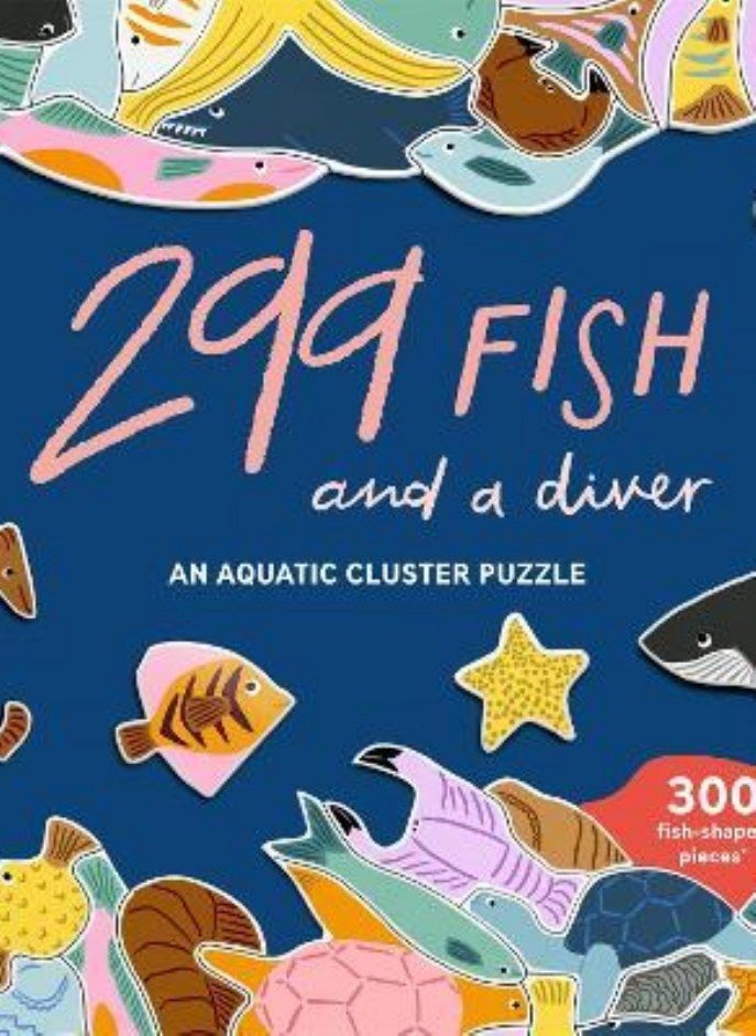 299 Fish and a diver   An Aquatic Cluster Puzzle