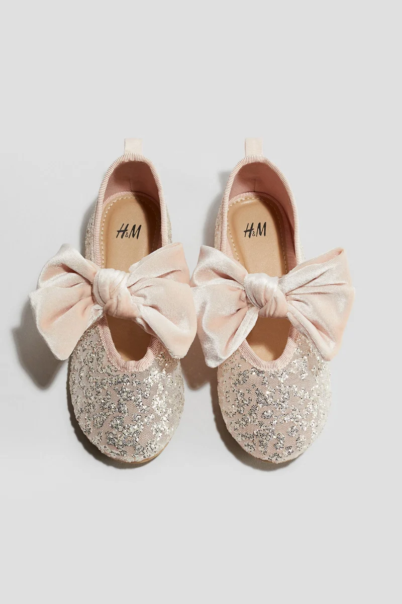 H&M Bow-detail ballet pumps