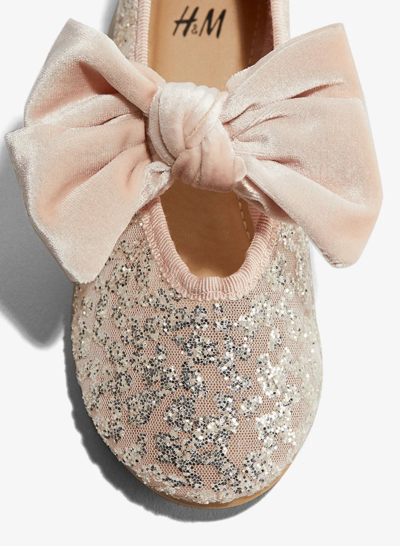 H&M Bow-detail ballet pumps