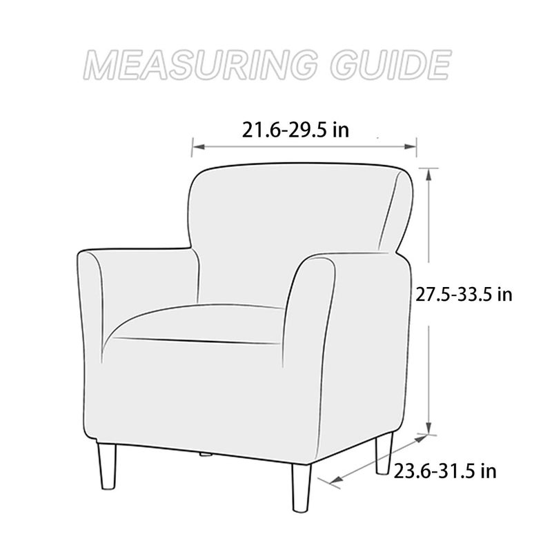 SONNACH Stretch Chair Covers with Arms 1-Piece Banquet Armchair Slipcover Velvet Mid Century Modern Armchair Slipcover Anti-Slip Furniture Protector for Living Room Friendly for Kids Pets (Sliver) - Image 3