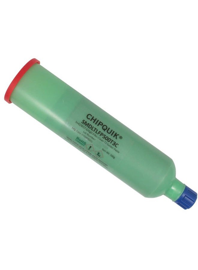 SMDLTLFP500T3C Solder Paste in cartridge 500g (T3) Sn42/Bi57.6/Ag0.4 Low Temperature