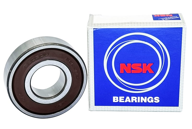 Nsk Bearings (2 Pack) 6203-2RS 6203DDU 6203VV Bearings 17X40X12MM Pressed Steel Cage,Deep Groove Ball Bearings - Image 1