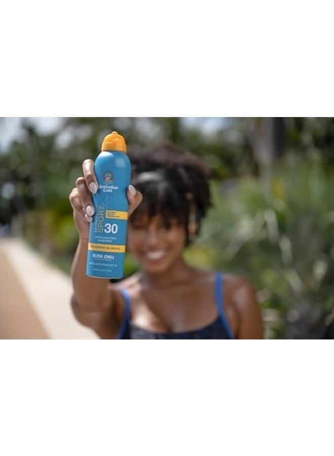 Australian Gold Extreme Sport Continuous Spray Sunscreen SPF 50 (Broad Spectrum/Sweat & Water Resistant/Non-Greasy), Sport - New, Coastal Breeze, 6 Oz 5.6 Ounce (Pack of 1) SPF 50 - Spray - Image 3
