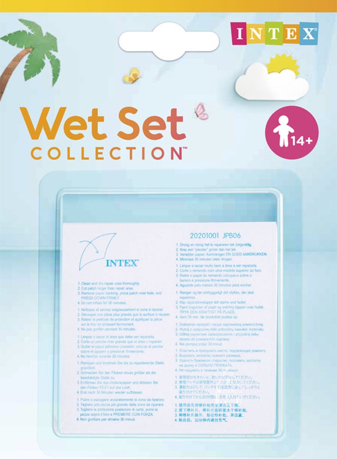 INTEX 6 x Stick On Patches Suitable For Sealing Holes In Portable Vinyl Swimming Pool ‎6.99x6.99x0.1cm - Image 4