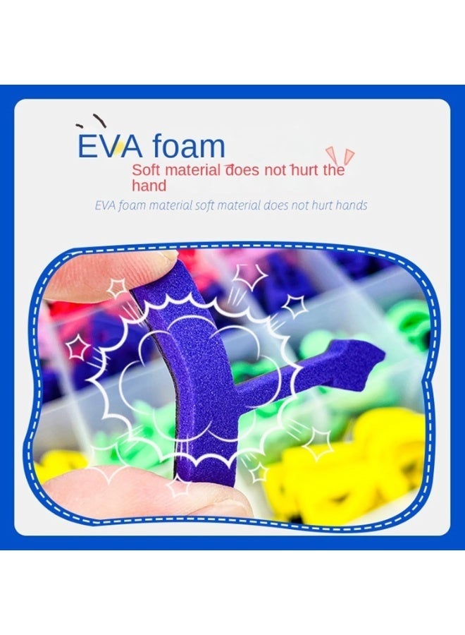 Colorful Arabic Magnetic Letters with Magnetic Board & Storage Box, 2-in-1 Educational Toy Set for Preschoolers (Includes 2 Markers, 1 Eraser) - Image 3