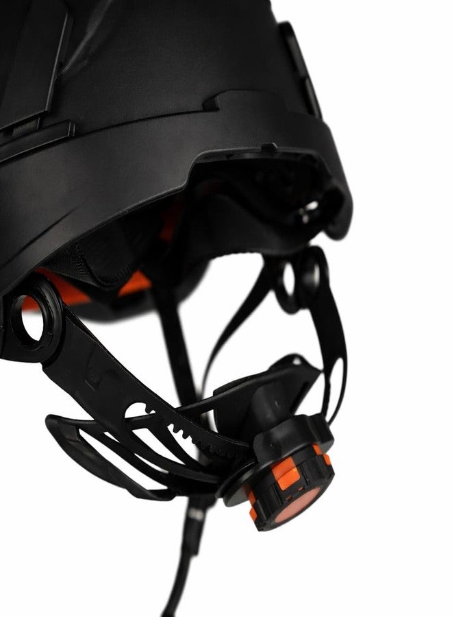 Fusion Climb Meka II Climbing and Zipline Safety Helmet, 6.25-Inch H x 10.3-Inch L x 8.25-Inch W (Black) - Image 5