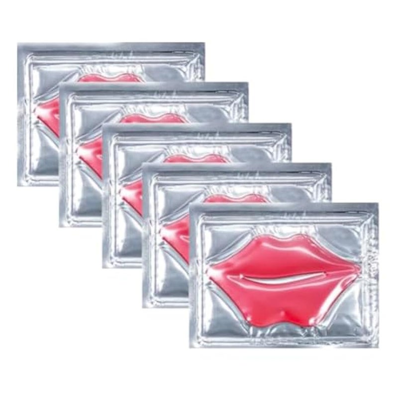 Instant Lip Filler Patches with 400 Dissolving Micro-Darts - Lip Plumping Mask with Collagen, Hyaluronic Acid & Aloe Vera for Intense Hydration, Volume & Smoothing – 5 pieces - Image 1