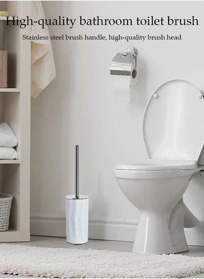 DUNISO 7 Pieces of Bathroom Accessories Set, Household Toiletries Set, Bathroom Storage Set,Sturdy and Durable， with Hand Sanitizer Bottle, Toothbrush Cup, Mouthwash Cup, Soap Box, Toilet Brush, Trash Can, Cotton Swab Box,Suitable for Family and Travel Use  - Image 4