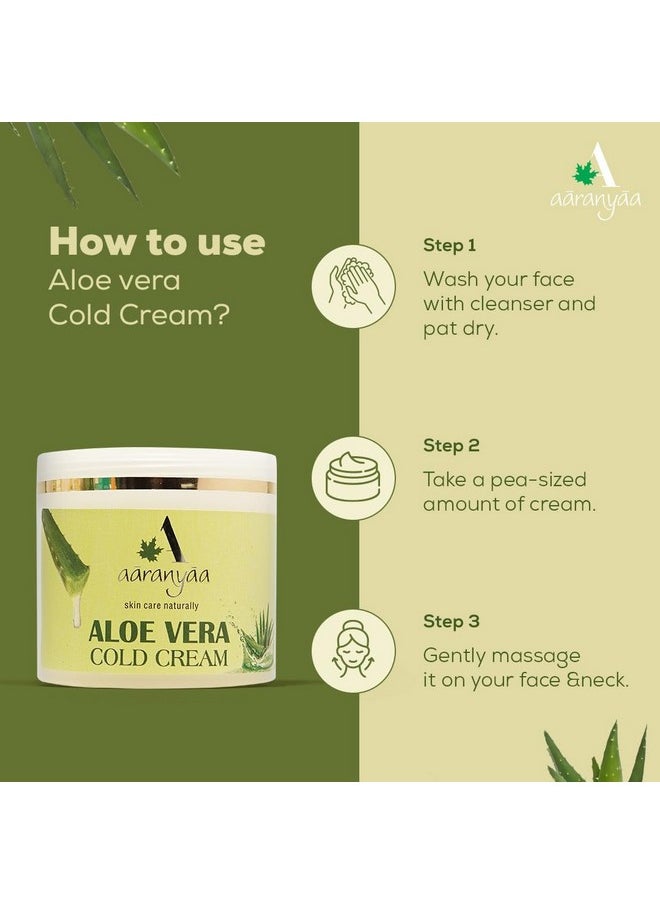 Aaranyaa - Aloe Vera Cold Cream (100Gm) Face Cream For Daily Glow & Hydration |For All Skin Type | For Men & Women - Paraben Free - Image 1