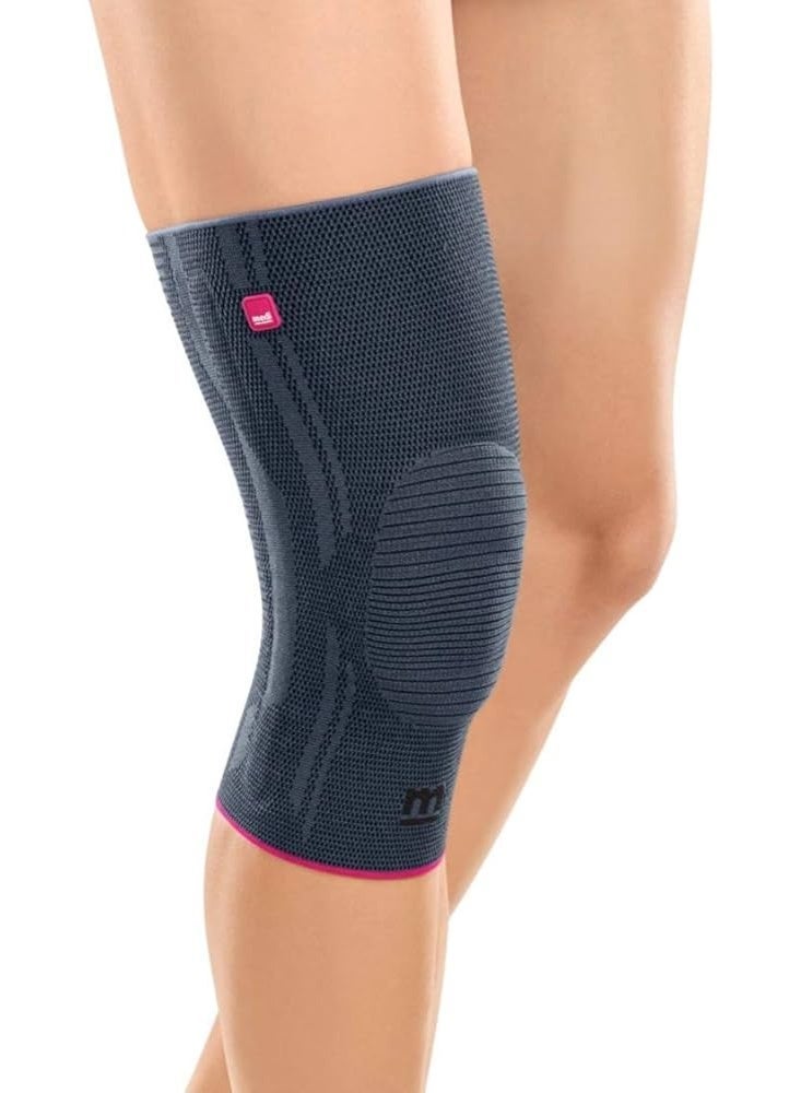 ميدي دعامة ركبة جينوميدي مع حلقة سيليكون على الرضفة – دعامة ركبة لعدم استقرار الركبة الطفيف، التهاب المفاصل، ومتلازمة ألم الرضفة الفخذية، كم ضاغط للركبة للرجال والنساء - Image 3