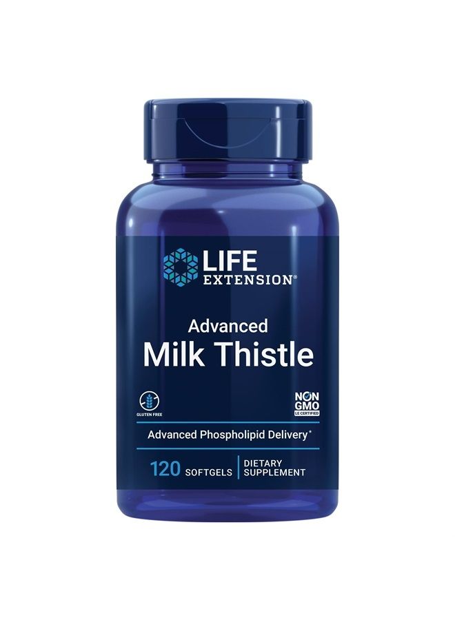 Life Extension خلاصة حليب الشوك المتقدمة 120 كبسولة لينة - Image 1