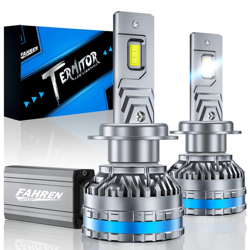 FAHREN Upgraded H7 Fog Bulbs, 120W 70000LM H7 tire lights, Plug and Play, Pack of 2 - Image 1