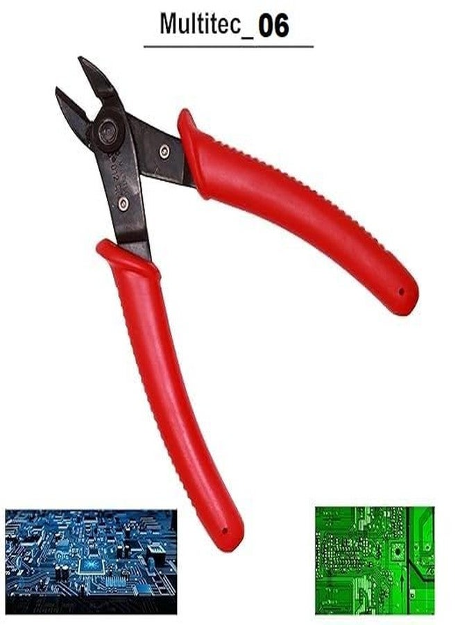 SP Electron Pack of 1 Pcs Multitech 06 Alloy Steel Wire Cutter Nipper for Electrical and industrial uses. - Image 3