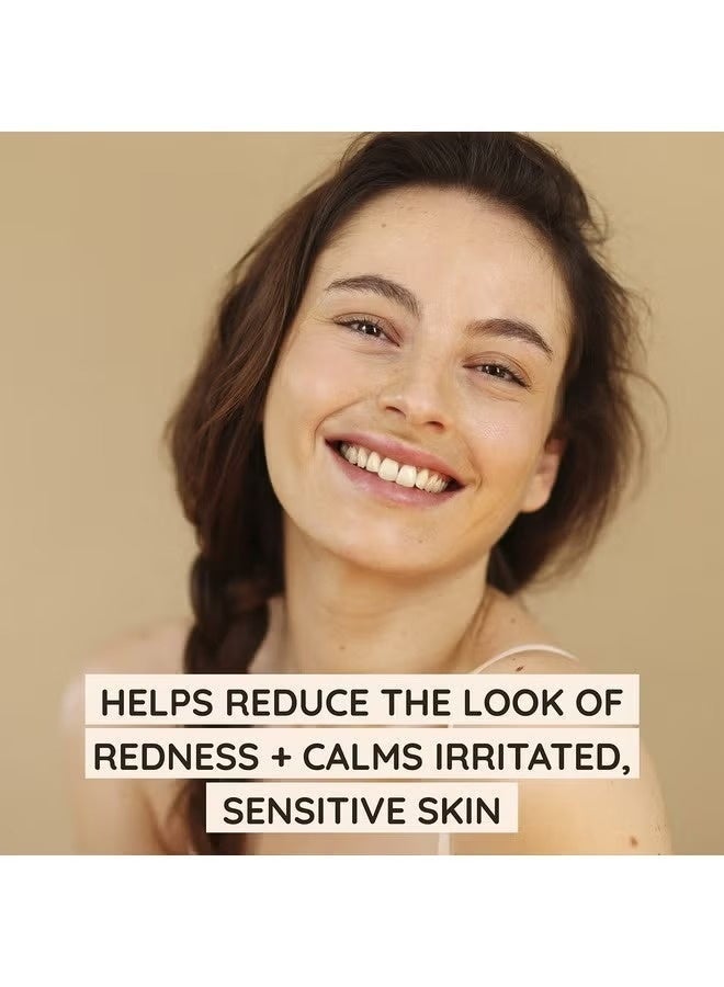 Aveeno Calm + Restore Redness Relief Foaming Cleanser, Daily Facial Cleanser With Calming Feverfew to Help Reduce the Appearance of Redness, Hypoallergenic & Fragrance-Free, 6 fl. oz - Image 2