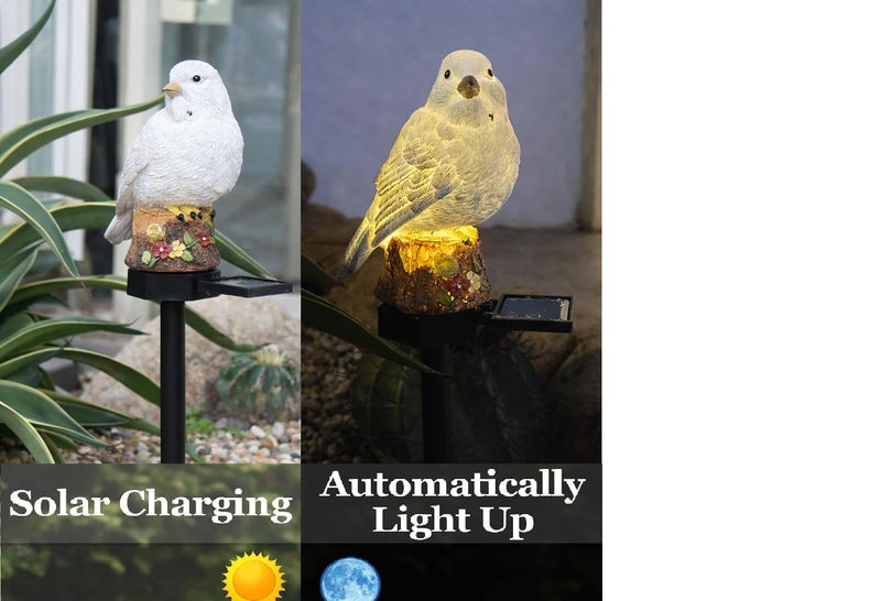 CBK Bird Garden Solar Lights Outdoor Cute Bird LED Decorative Waterproof Garden Stake Lights, Lawn Lamp Light for Garden, Balcony, Patio, Yard Landscape Lighting - Image 2