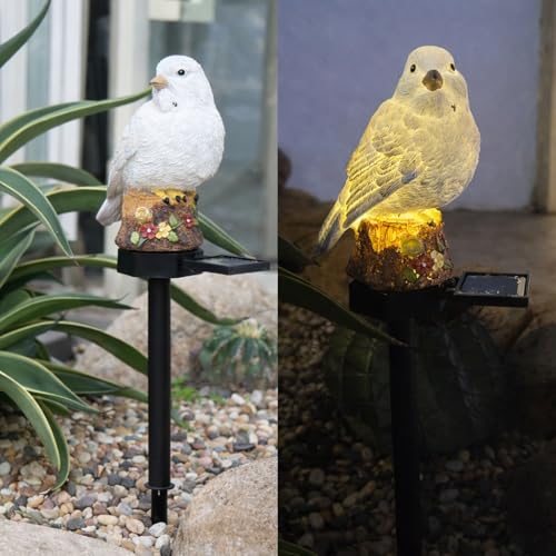 CBK Bird Garden Solar Lights Outdoor Cute Bird LED Decorative Waterproof Garden Stake Lights, Lawn Lamp Light for Garden, Balcony, Patio, Yard Landscape Lighting - Image 1