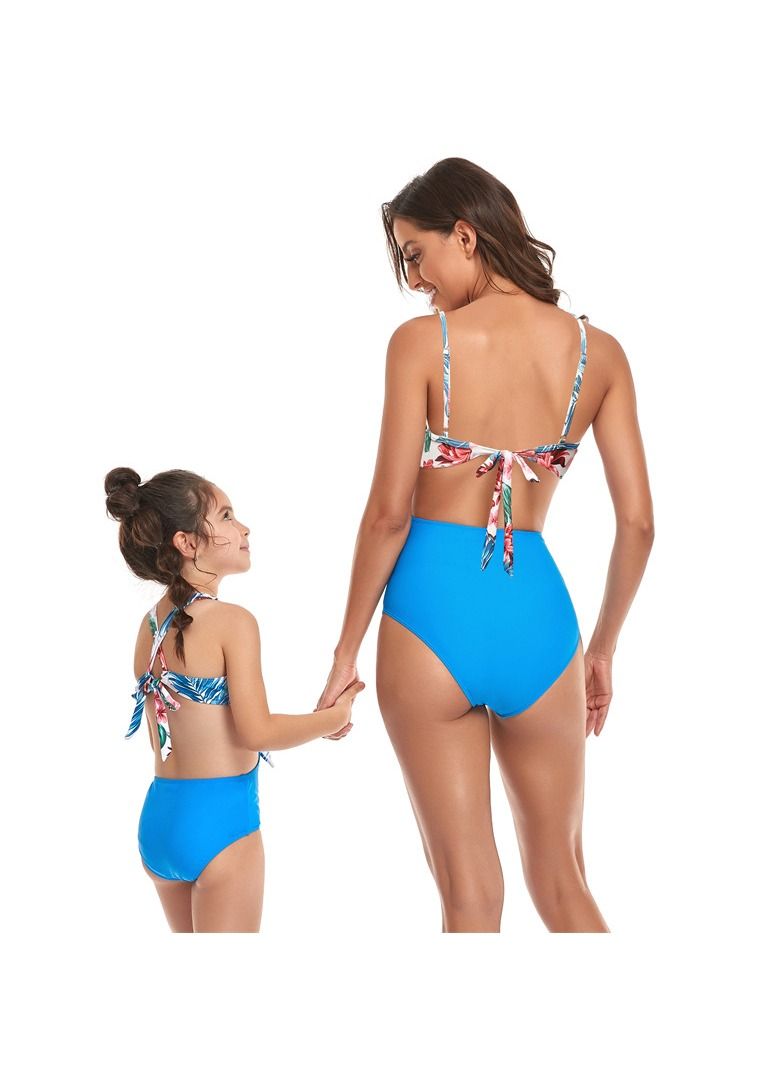 Loquat Parent-Child Comfortable And Breathable Bikini Swimsuit - Image 2