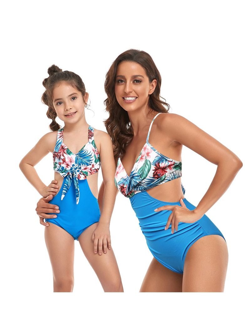 Loquat Parent-Child Comfortable And Breathable Bikini Swimsuit - Image 1