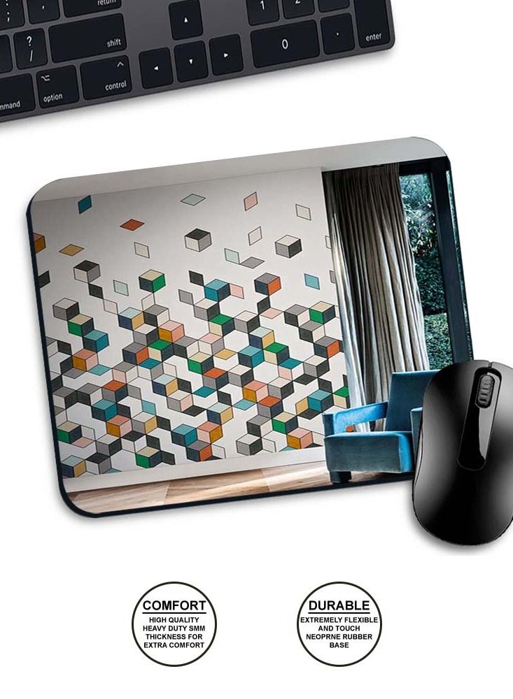 Protective Printed Mouse Pad Rectangle - Image 1