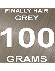 Finally Hair Hair Fiber Refill 100 Grams For Hair Loss Concealing by Finally Hair Grey Gray