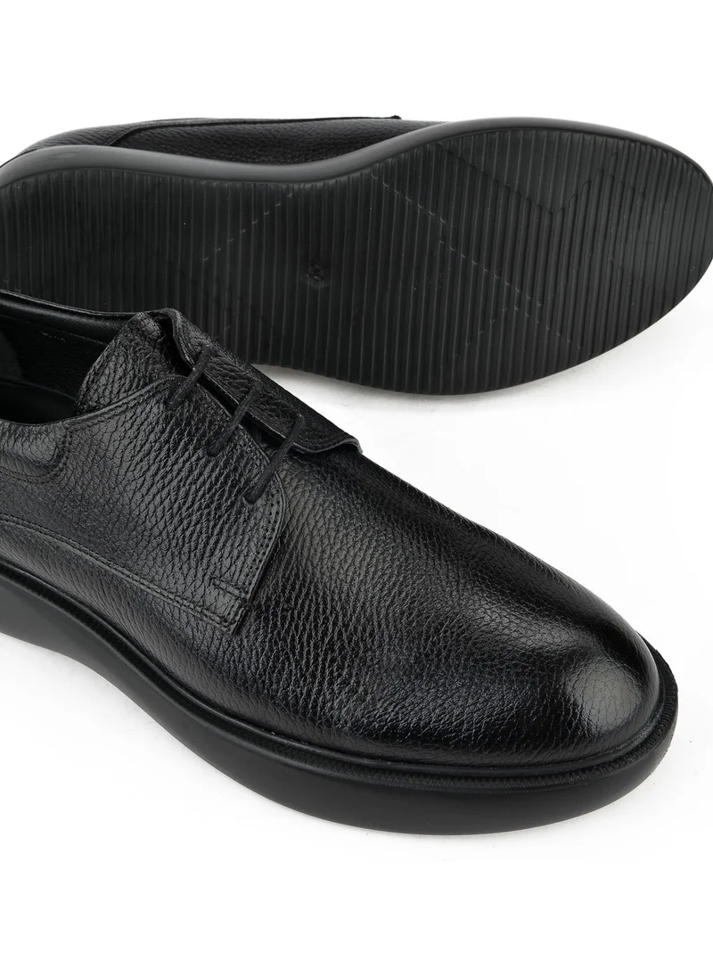 زيا Men's Leather Shoes 1331023Z70900 Black