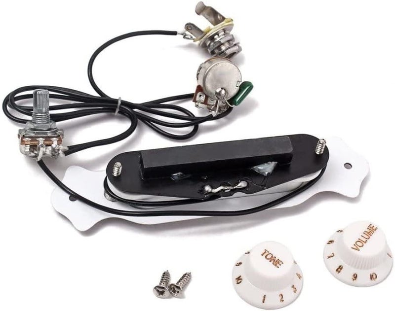 JOINSI 1 sets Pre-wired 6-string Cigar Box Guitar Pickup Soundhole Harness with Picks, Volume & Tone for Electric Guitar - Image 5