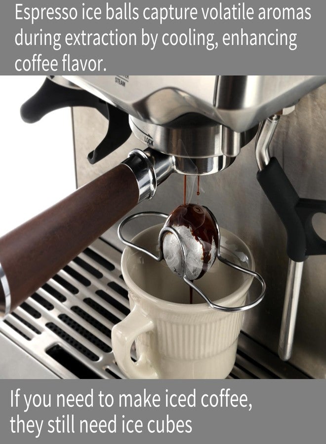 brikinte Upgrade 2 Pack Espresso Frozen Ball for Espresso Coffee, Stainless Steel Espresso Chilling Ball Espresso Cooler Espresso Machine Accessories - Image 5
