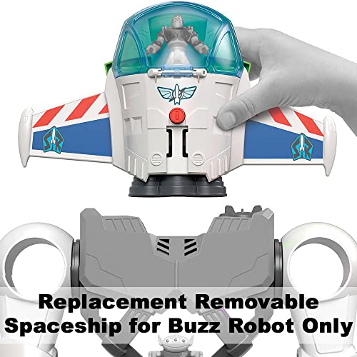 Imaginext Replacement Parts for Fisher-Price Inspired by Toy Story 4 Buzz Lightyear Robot GBG65 - Replacement Removable Spaceship for Buzz Robot - Image 5