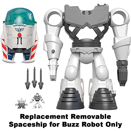 Imaginext Replacement Parts for Fisher-Price Inspired by Toy Story 4 Buzz Lightyear Robot GBG65 - Replacement Removable Spaceship for Buzz Robot - Image 4