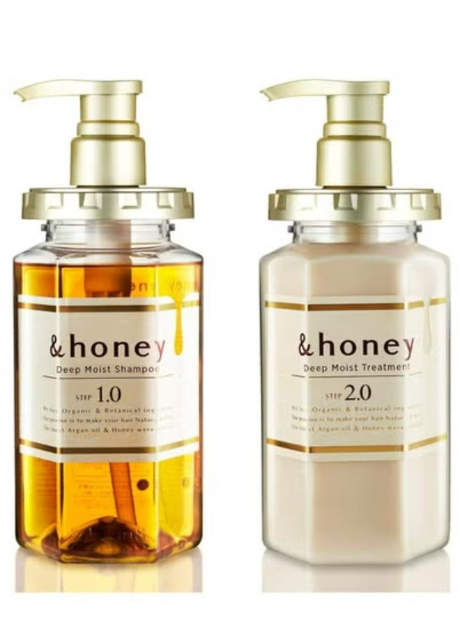 &Honey Deep Moist Shampoo And Treatment Set 
