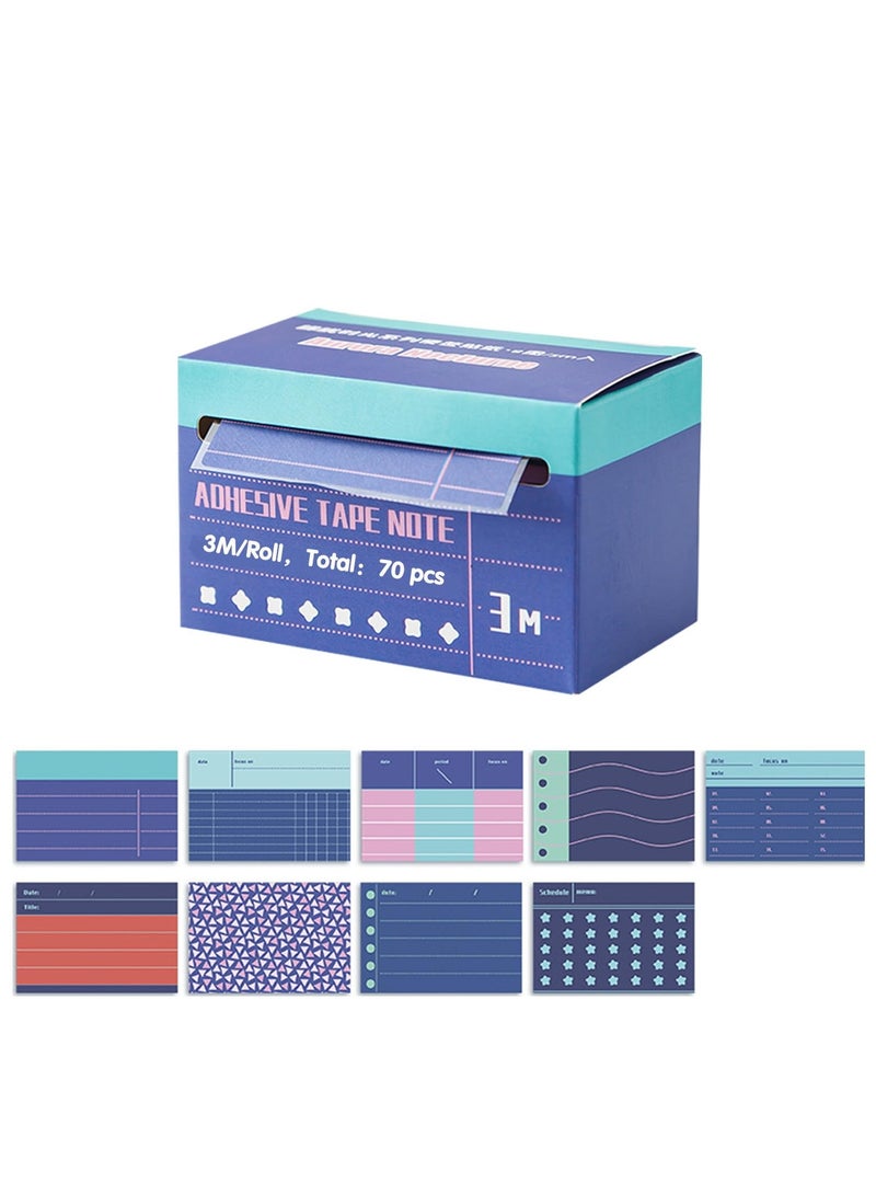 Excefore Sticky Memo Rolls - 280 Pads of 2.3x1.5 Inch Sticky Notes with 32 Patterns - Colorful Self-Adhesive Memo Stickers for To-Do Lists and Notes - Image 5