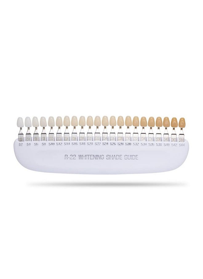 FUREIN SMILE - Teeth Whitening Shade Guide Professional 3D R-22 Tooth Whitening Shade Chart With 22 Colors - Tooth Bleaching Shade Chart - Image 1