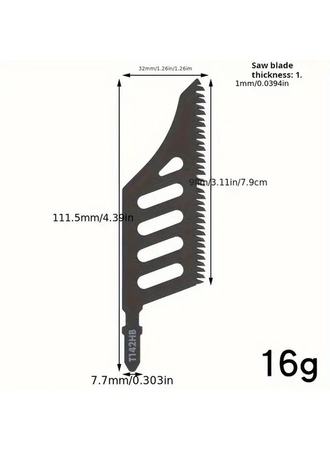 10 Pcs Steel Alloy Jigsaw Blades For Precise Wood Cutting Manual DIY Woodworking - Image 1