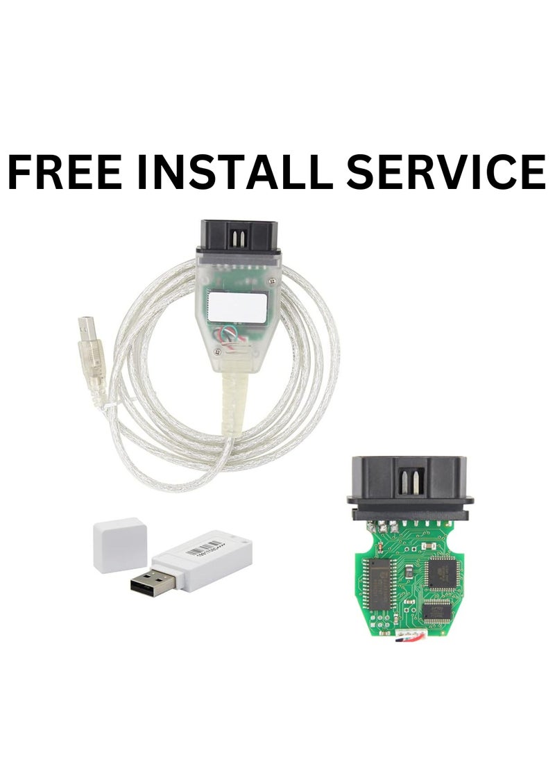 كابل تشخيص أو بي دي 2 USB متوافق مع فولكس فاجن أودي سكودا ودعم Seat, كان باص يو دي إس وK-Line متوافق مع ف ا ج ف ج ب can Pro و32/64 بت نوافذ - Image 2