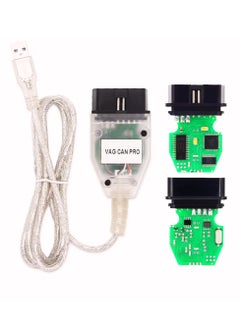 Generic OBD2 USB Dongle Diagnostic Cable Compatible for VW Audi Skoda and Seat Support Can Bus Udsand K-Line Compatible for Vag Vcp can Pro and 32/64 bit Windows  - Image 3