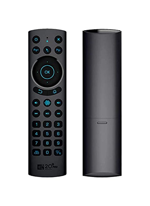 G20S PRO BT 2.4G & BT5.0 Dual Mode Wireless Air Mouse with USB Receiver 6-Axis Gyroscope Handheld Remote Control Smart Voice Control IR Learning Backlight for Smart TV Android TV BOX PC